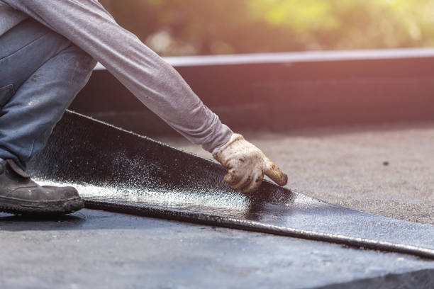 Professional Basement Waterproofing technician working in Portage, IN
